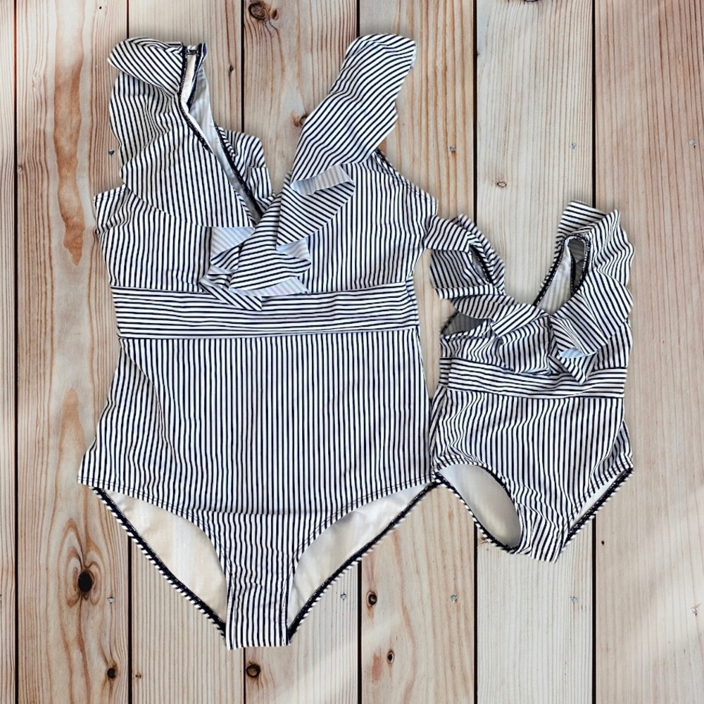 Mommy and Me Swimsuits Size M and 12-18 Months
